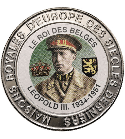 Kongo, Republika Demokratyczna. 5 franków 1999, Król Leopold III - Belgia