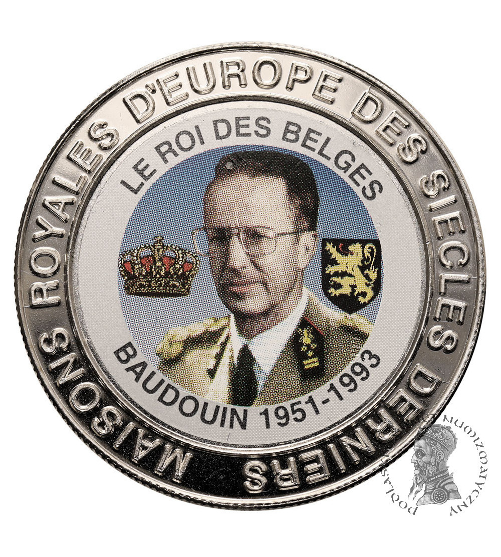 Congo, Democratic Republic. 5 Francs 1999, Baudouin King of Belgium - Multicolor