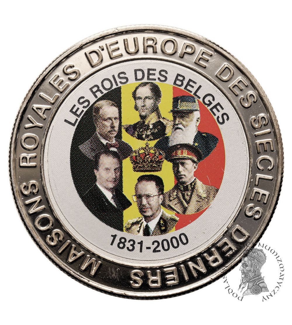 Congo, Democratic Republic. 5 Francs 1999, Kings of Belgium - Multicolor