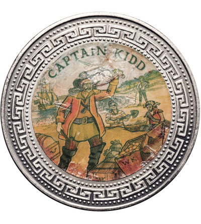 Great Britain. British Trade Dollar 1998, Captain Kidd, series: Pirates - Multicolor