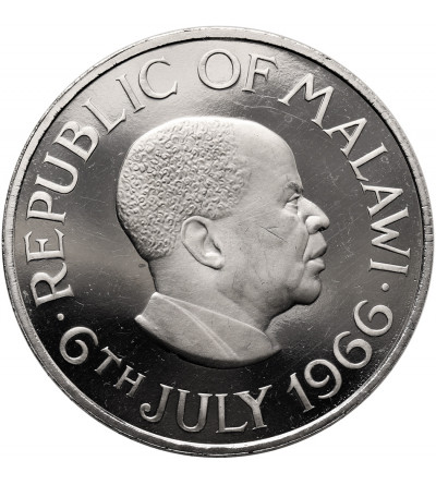 Malawi. 1 Crown 1966, Declaration of the Republic of Malawi - July 6, 1966