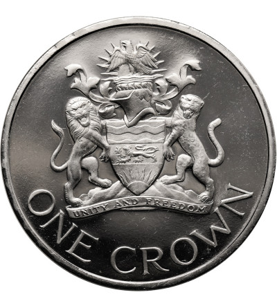 Malawi. 1 Crown 1966, Declaration of the Republic of Malawi - July 6, 1966