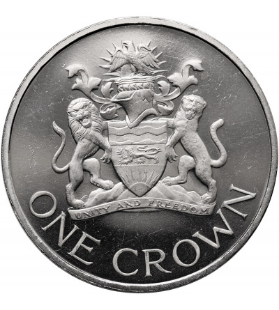 Malawi. 1 Crown 1966, Declaration of the Republic of Malawi - July 6, 1966