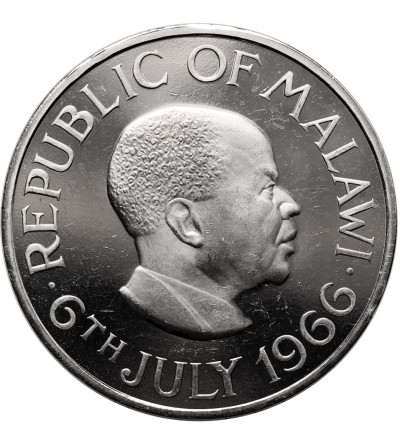 Malawi. 1 Crown 1966, Declaration of the Republic of Malawi - July 6, 1966