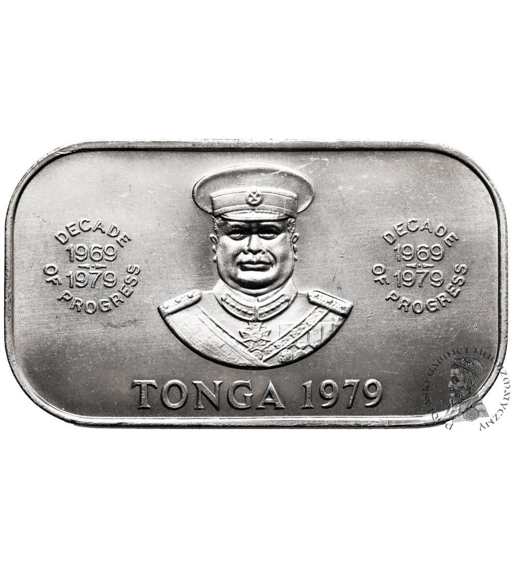 Tonga (Taufa'ahau Tupou IV). 1 Pa'anga 1979, F.A.O. / Technical Cooperation Program