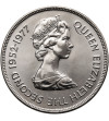 Tristan da Cunha. 25 Pence / 1 Crown 1977, 25th Anniversary of the Accession to the Throne of Queen Elizabeth II