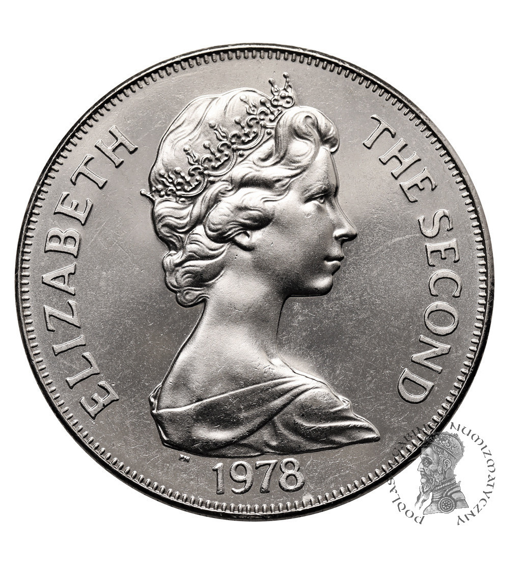 Tristan da Cunha. 1 Korona 1978, 25 Rocznica Koronacji Królowej Elżbiety II