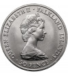 Falkland Islands. 50 Pence / 1 Crown 1981, Wedding of Prince Charles and Lady Diana