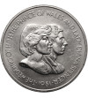 Falkland Islands. 50 Pence / 1 Crown 1981, Wedding of Prince Charles and Lady Diana