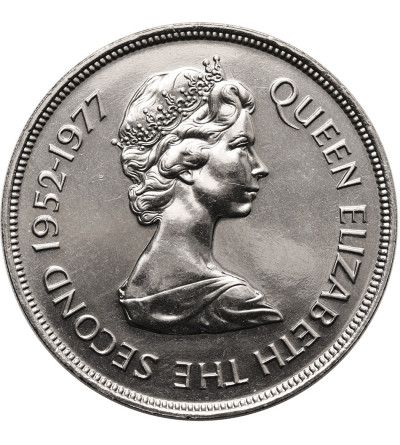 St. Helena Island. 50 Pence / 1 Crown 1978, 25th Anniversary of the Ascension to the Throne of Queen Elizabeth II