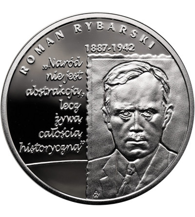 Poland. 10 Zlotych 2019, The Great Polish Economists - Roman Rybarski - Proof