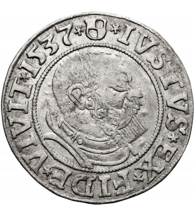 East Prussia, Preussen Herzogtum (Ostpreussen). Groschen 1537, Königsberg mint