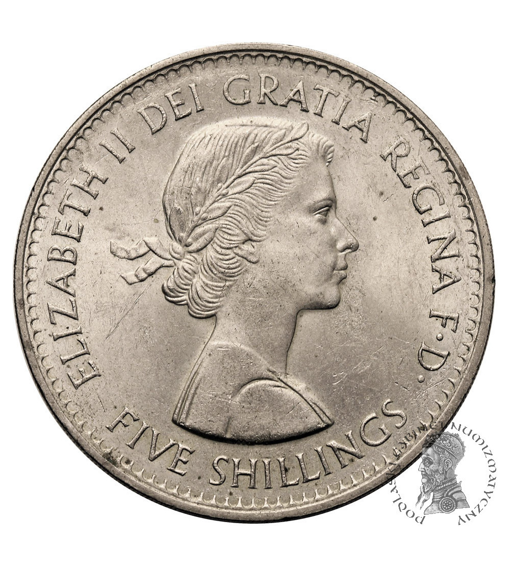 Great Britain. 5 Shillings 1960, Elizabeth II, British Exhibition in New York