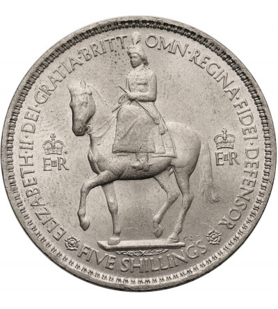 Great Britain. 5 Shillings 1953, Coronation of Queen Elizabeth II