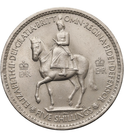 Great Britain. 5 Shillings 1953, Coronation of Queen Elizabeth II