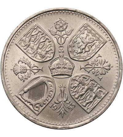 Great Britain. 5 Shillings 1953, Coronation of Queen Elizabeth II