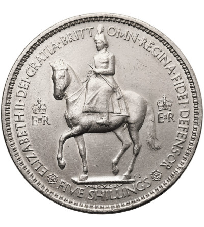 Great Britain. 5 Shillings 1953, Coronation of Queen Elizabeth II