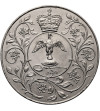 Great Britain. 25 Pence / 1 Crown 1977, 25th Anniversary of the Accession to the Throne of Queen Elizabeth II