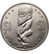 Cook Islands. 1 Dollar 1974, Elizabeth II