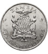 Zambia. 5 Shillings 1965, Independence of Zambia