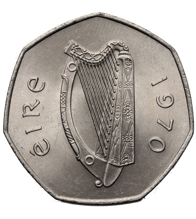 Ireland. 50 Pence 1970