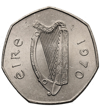 Ireland. 50 Pence 1970