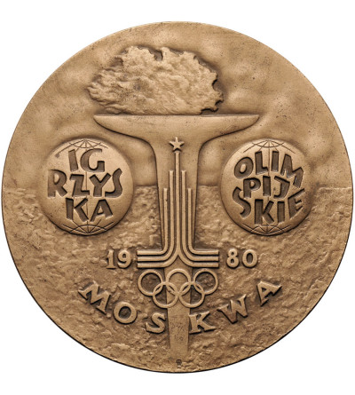 Polska, PRL (1952-1989). Medal 1980, Igrzyska Olimpijskie Moskwa 1980, P. P. Totalizator Sportowy