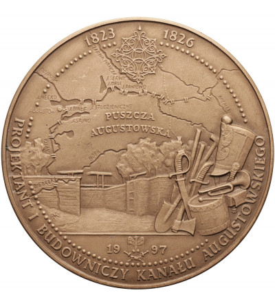 Polska, Augustów. Medal 1997, Generał Inżynier Ignacy Prądzyński, seria T.W.O.