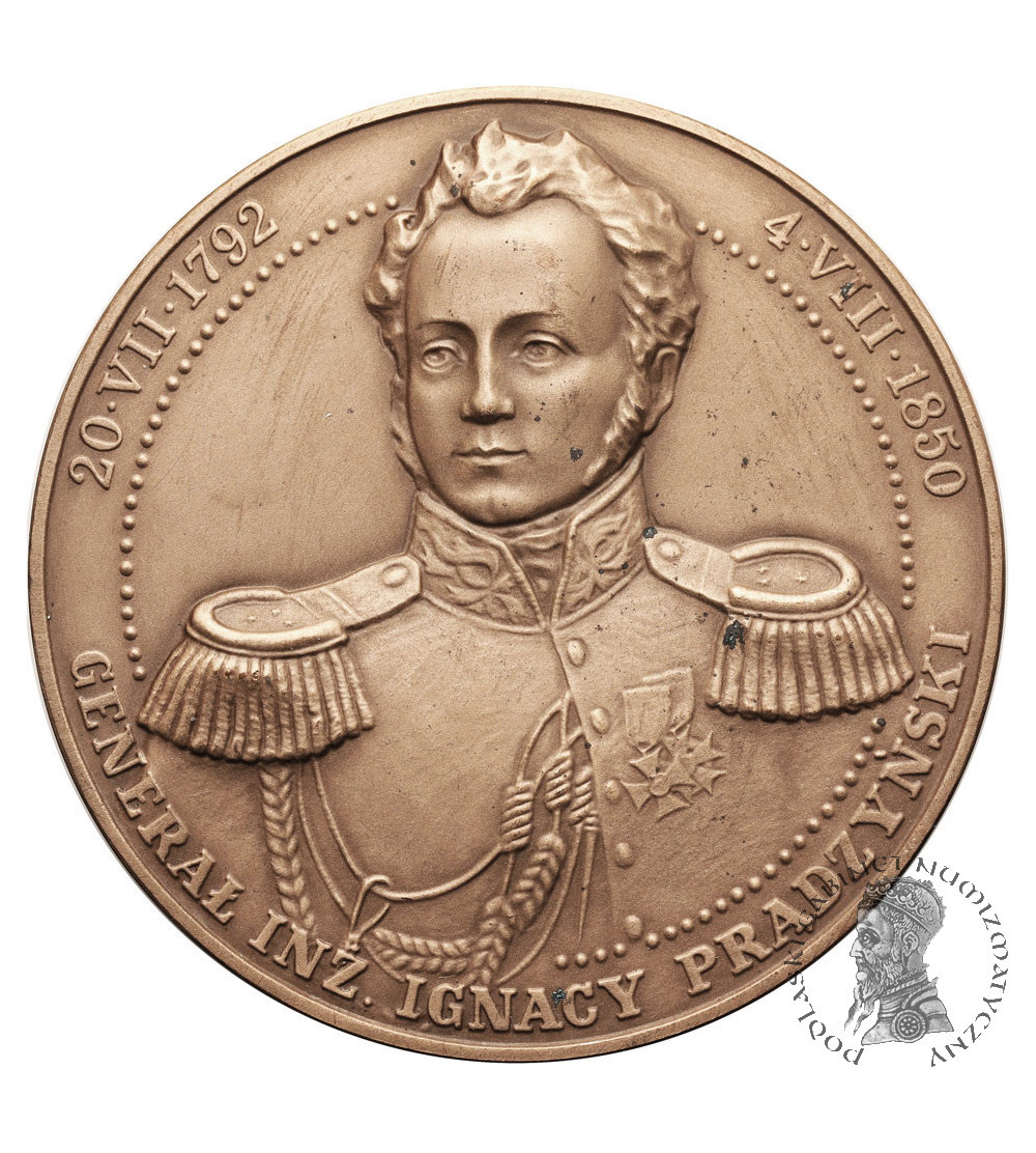 Polska, Augustów. Medal 1997, Generał Inżynier Ignacy Prądzyński, seria T.W.O.