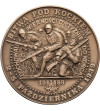 Poland, PRL (1952-1989). Medal 1989, General Franciszek Kleeberg, Battle of Kock 1939, T.W.O.