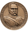 Polska, PRL (1952-1989). Medal 1988, Marszałek Józef Piłsudski, Odzyskanie Niepodległości 11 listopada 1918, T.W.O.