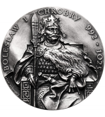 Polska, PRL (1952–1989), Koszalin. Medal 1986, Bolesław Chrobry