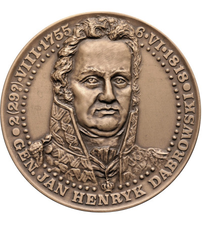 Polska. Medal 1993, Generał Jan Henryk Dąbrowski, z Ziemi Włoskiej do Polski, seria T.W.O.