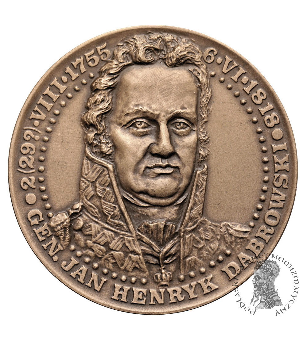 Polska. Medal 1993, Generał Jan Henryk Dąbrowski, z Ziemi Włoskiej do Polski, seria T.W.O.