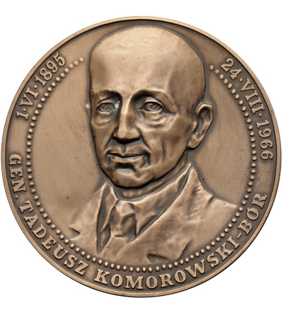 Polska. Medal 1992, Generał Tadeusz Komorowski ,,Bór", Powstanie Warszawskie 1 sierpnia 1944