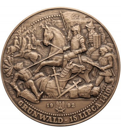 Polska. Medal 1992, Władysław Jagiełło, Grunwald 15 lipca 1410