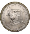 Isle of Man. 1 Crown 1976, Centennial of the Horse Tram