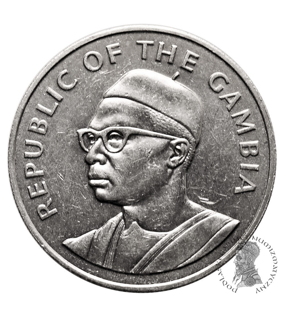 Gambia. 10 Dalasis 1975, 10th Anniversary of Independence