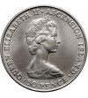 Ascension Island. 50 Pence / 1 Crown 1984, Royal Visit of Prince Andrew