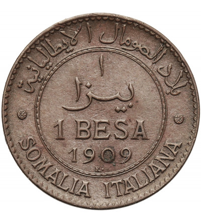 Somalia Włoska. 1 Besa 1909