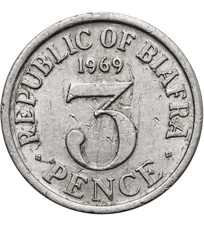 Biafra. 3 Pence 1969