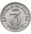 Biafra. 3 Pence 1969