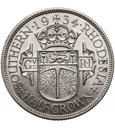 Southern Rhodesia, George V (1923-1936). 1/2 Crown 1934