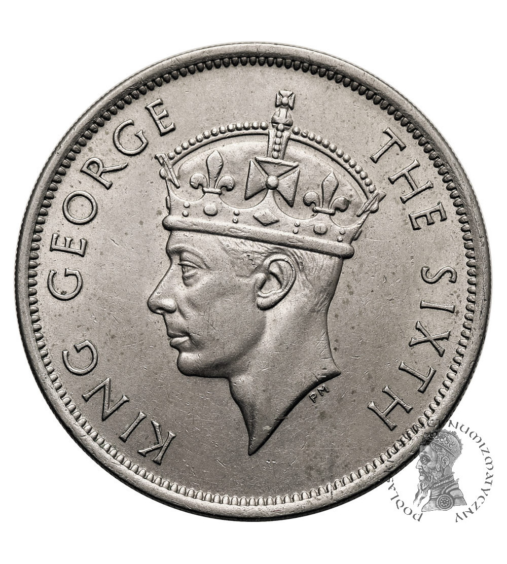 Southern Rhodesia, George VI (1936-1952). 1/2 Crown 1951