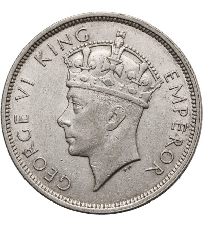 Southern Rhodesia, George VI (1936-1952). 1/2 Crown 1937