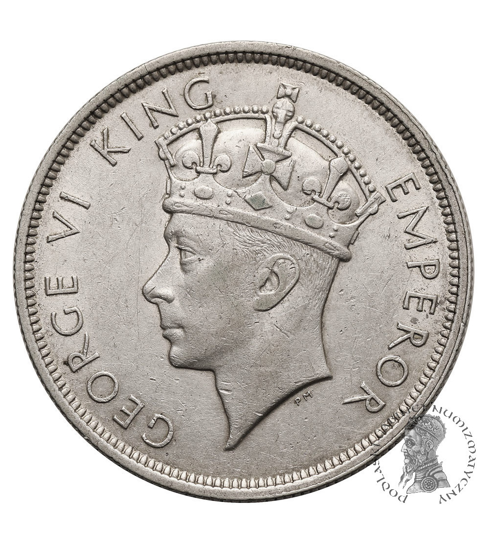 Southern Rhodesia, George VI (1936-1952). 1/2 Crown 1937