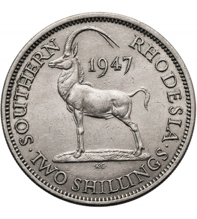 Southern Rhodesia, George VI (1936-1952). 2 Shillings 1947