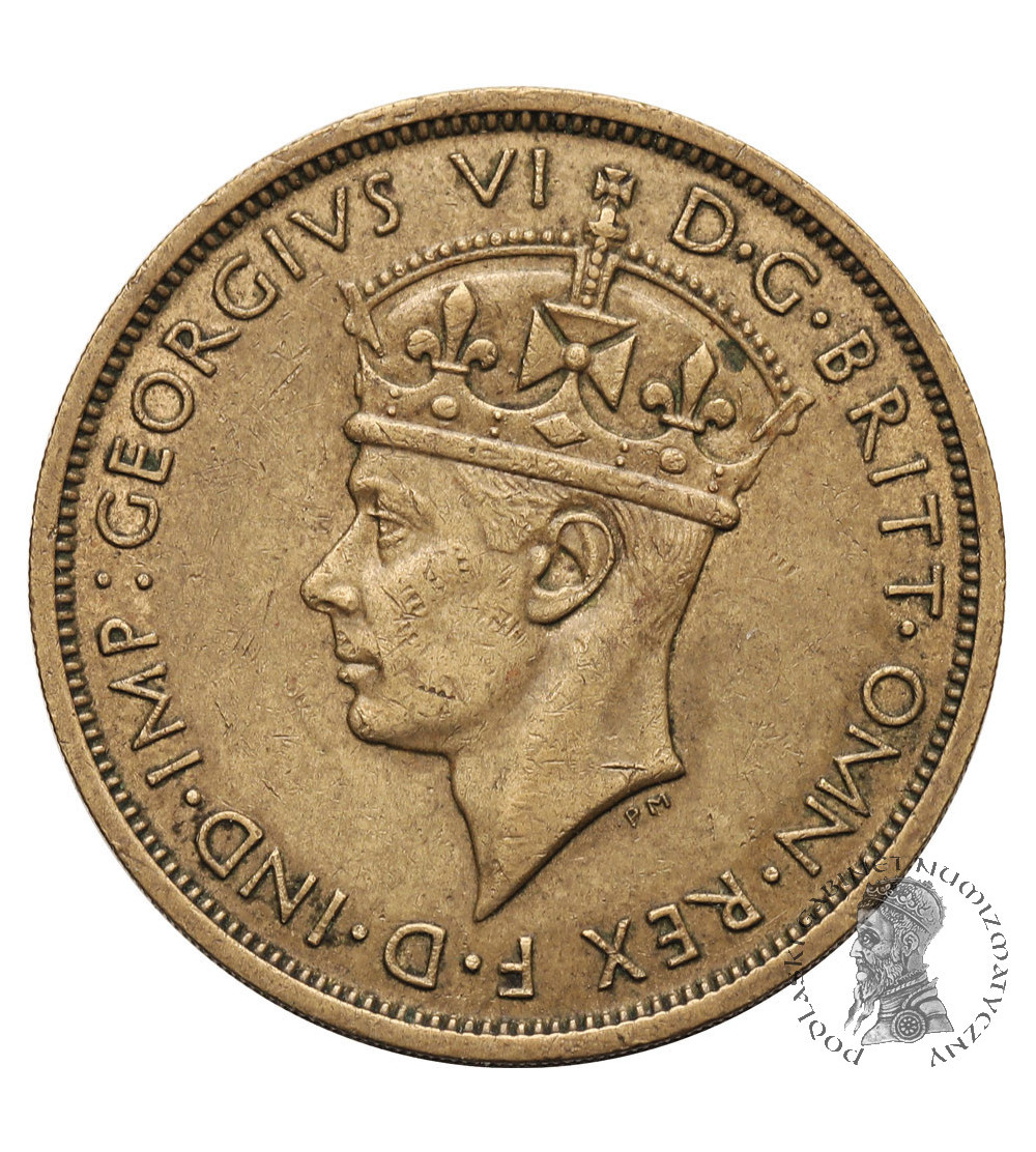 British West Africa, George VI (1936-1952). 2 Shillings 1938 KN