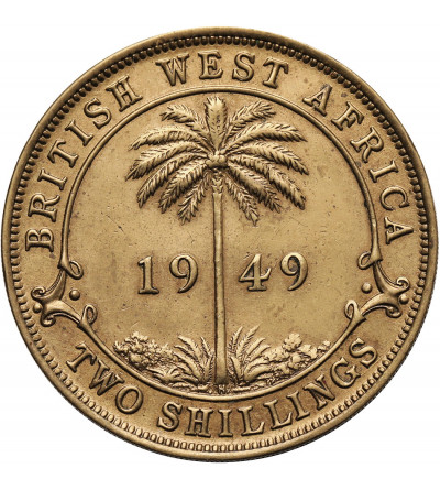 British West Africa, George VI (1936-1952). 2 Shillings 1949 H