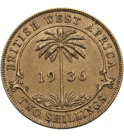 British West Africa, George V (1910-1936). 2 Shillings 1936